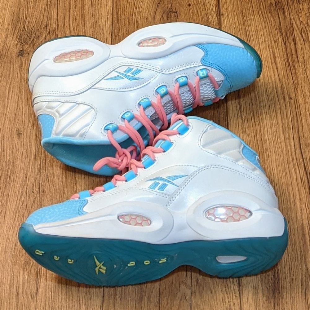 Reebok Question Mid Girls Sneakers Size 5.5